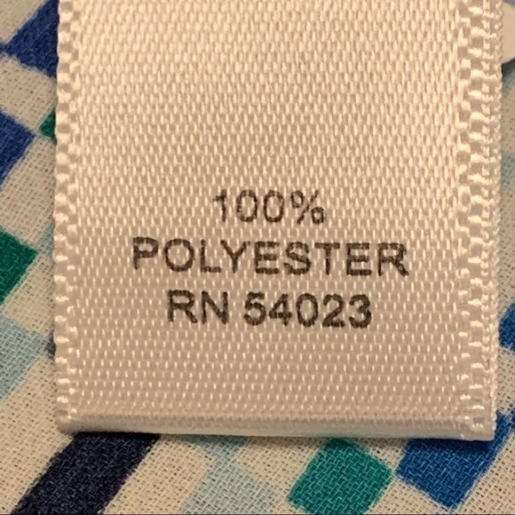 Banana Republic Blue and Green Blouse - Picture 8 of 9